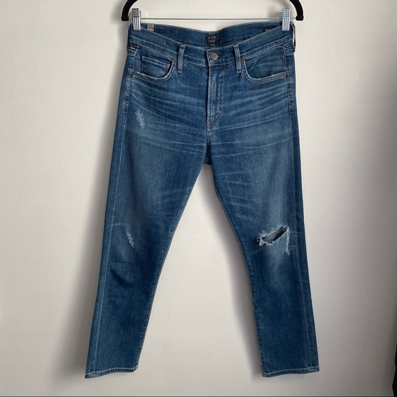 Citizens of Humanity Agnes Crop Mid Slim Straight - Picture 2 of 6